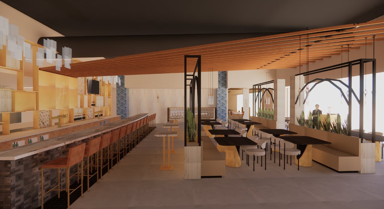 Amina restaurant opening soon in Uptown Charlotte