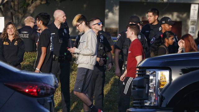 Parkland students return to school after mass shooting