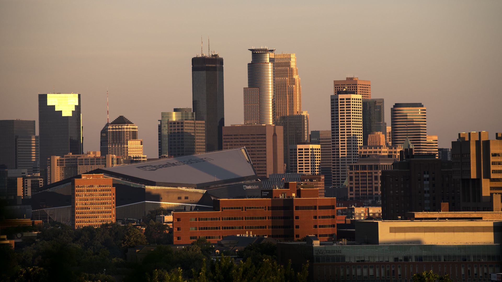 Downtown Minneapolis skyline