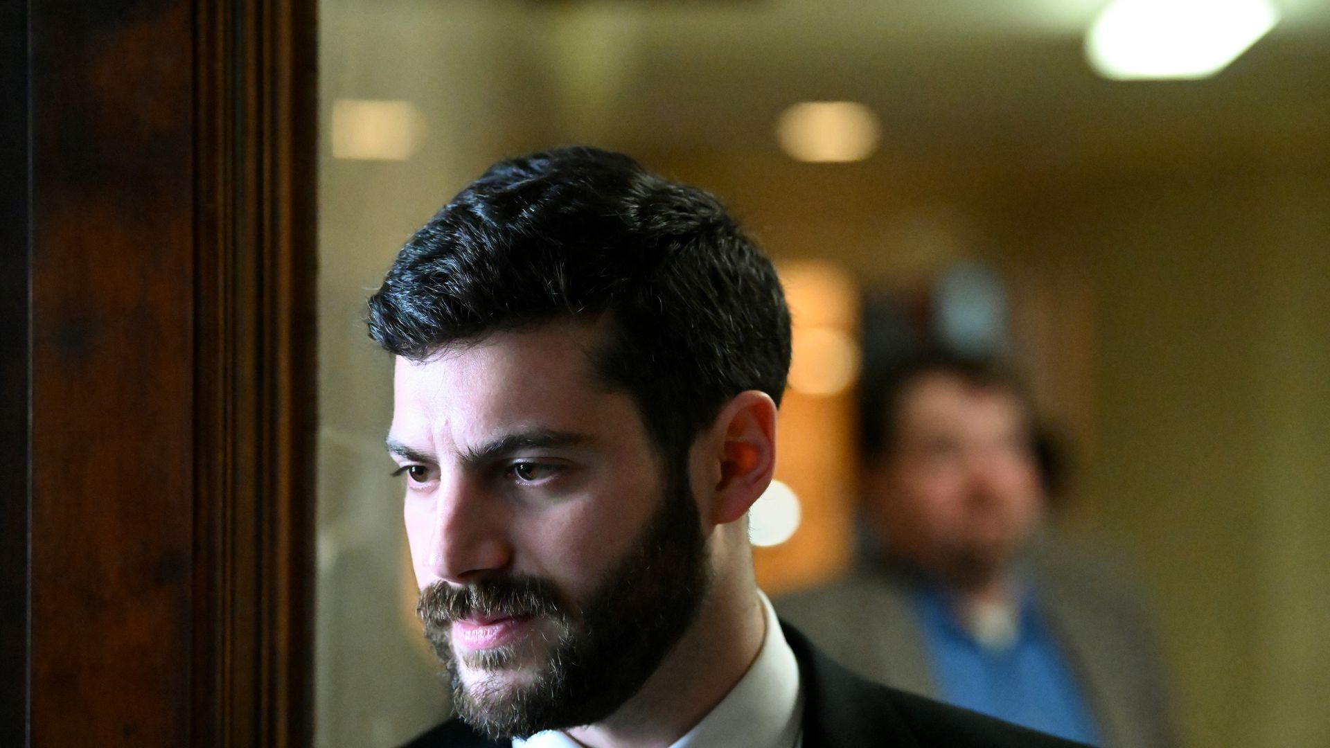 New York state assemblyman Alex Bores is pictured