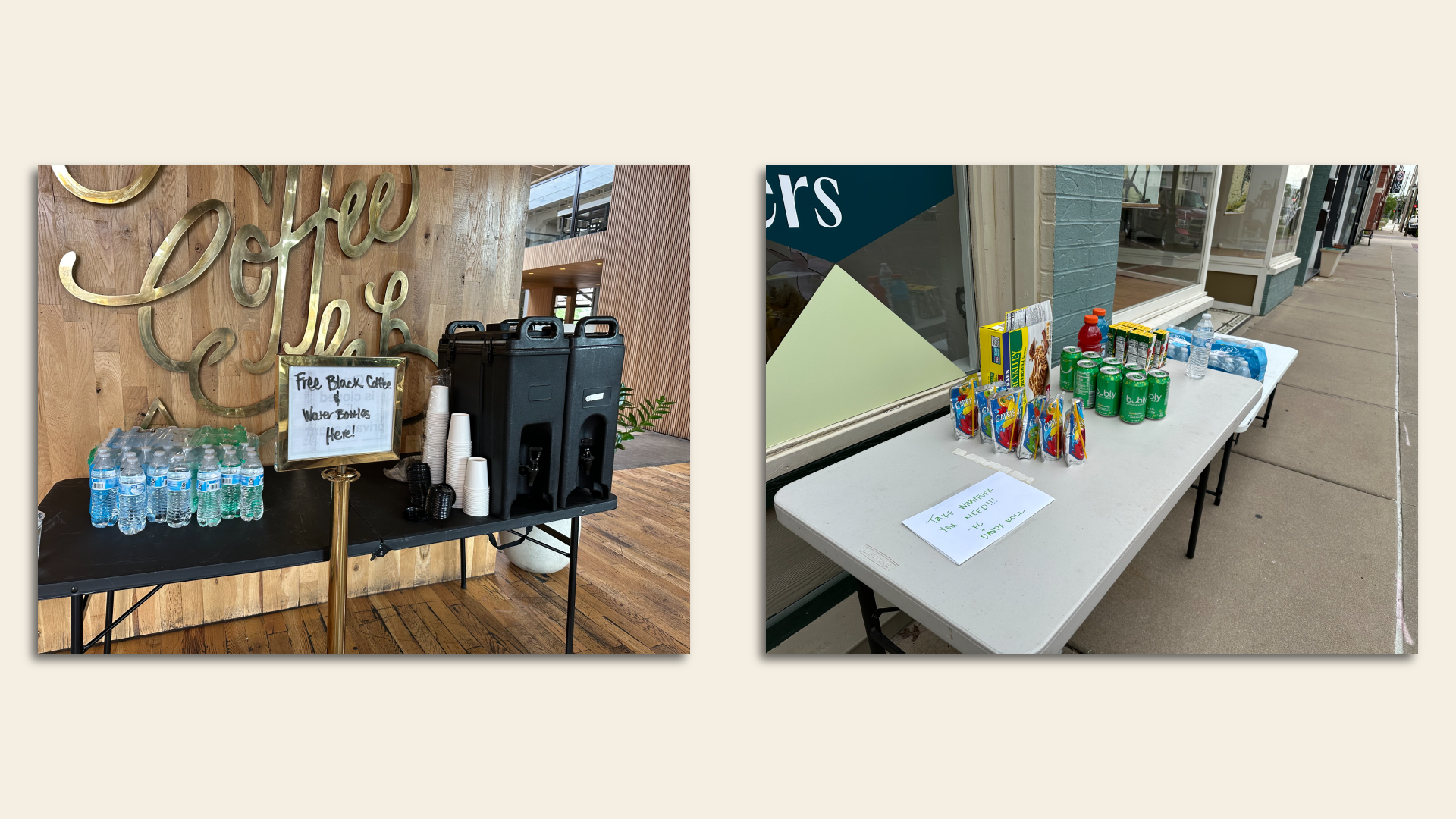 photo of free snacks