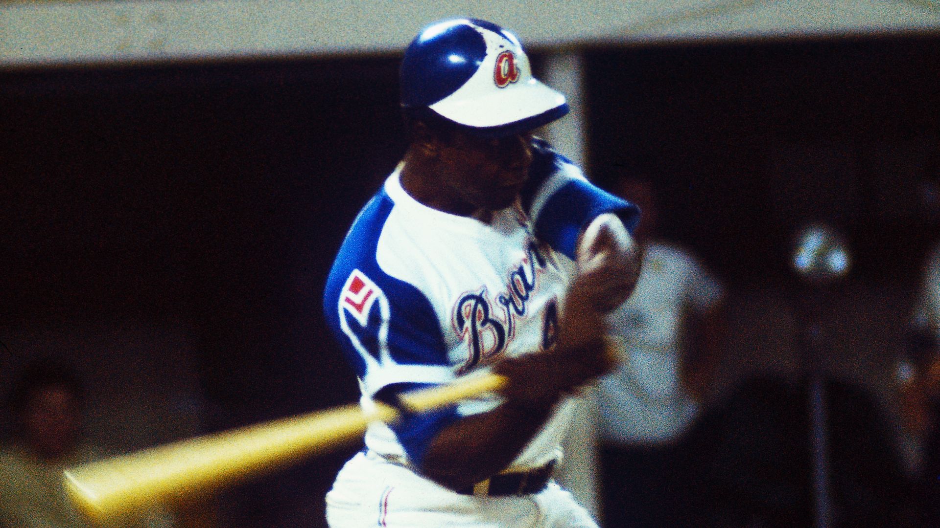 Hank Aaron batting
