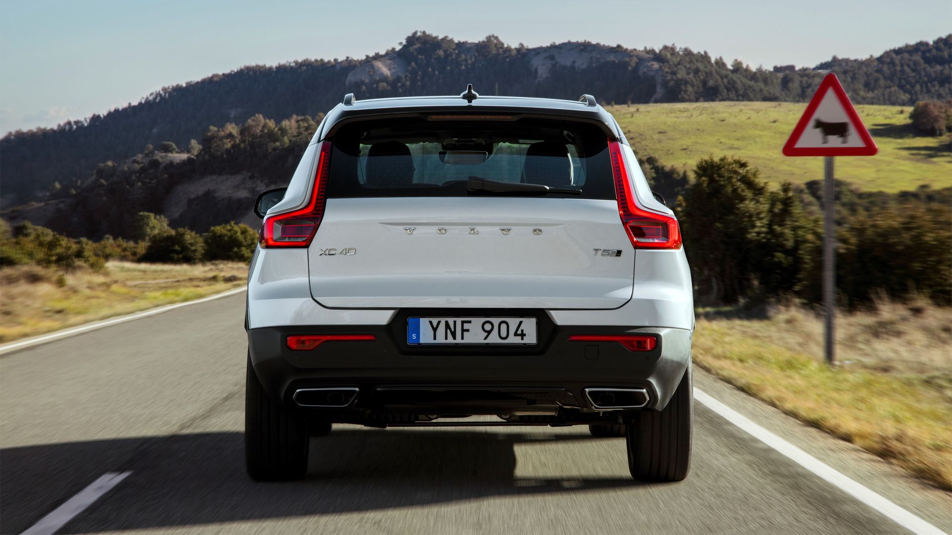Exterior of Volvo XC40 
