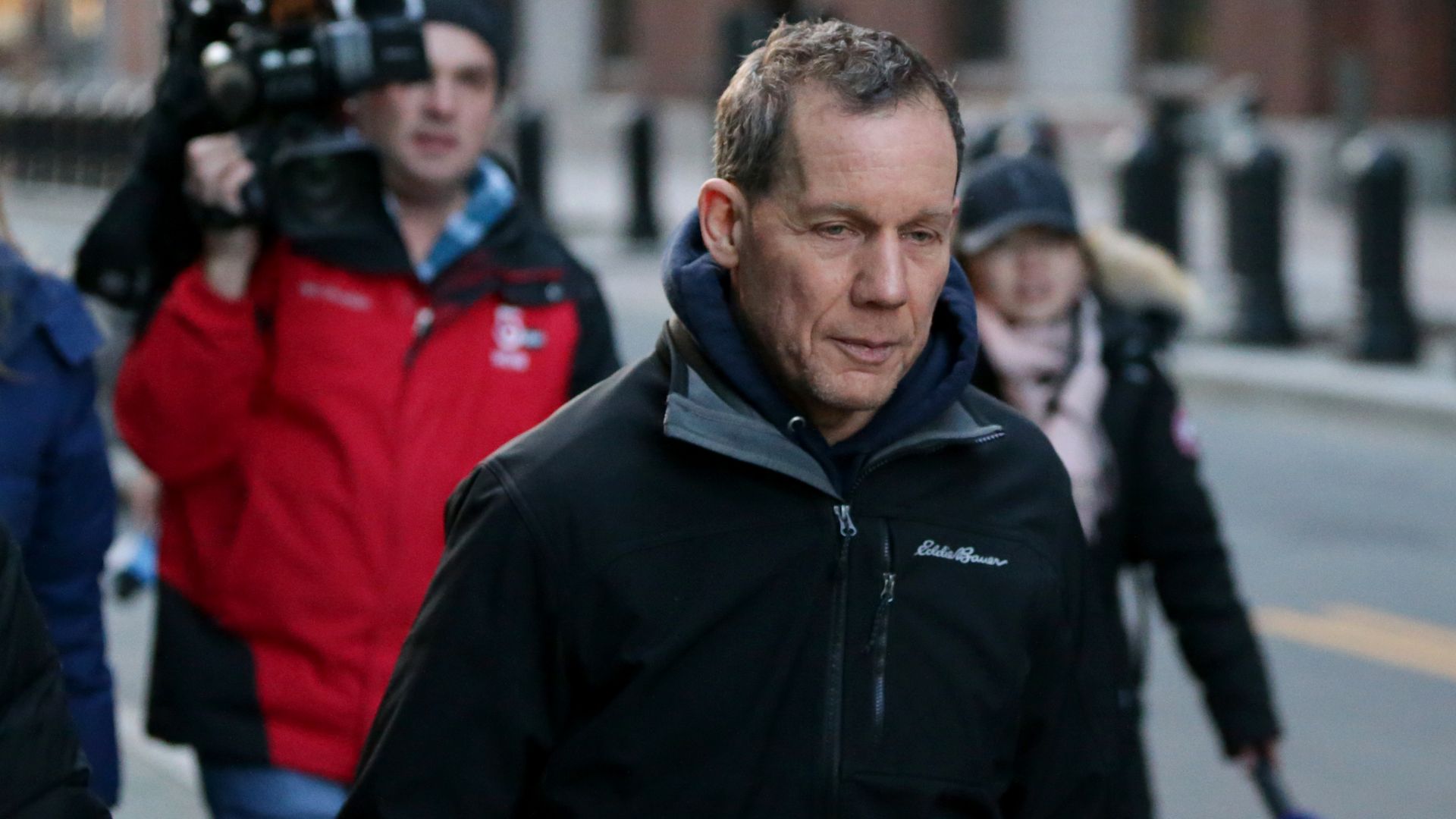  Charles Lieber, the chair of Harvard Universitys chemistry and chemical biology department, is released from John Joseph Moakley United States Courthouse in Boston on Jan. 30, 2020.