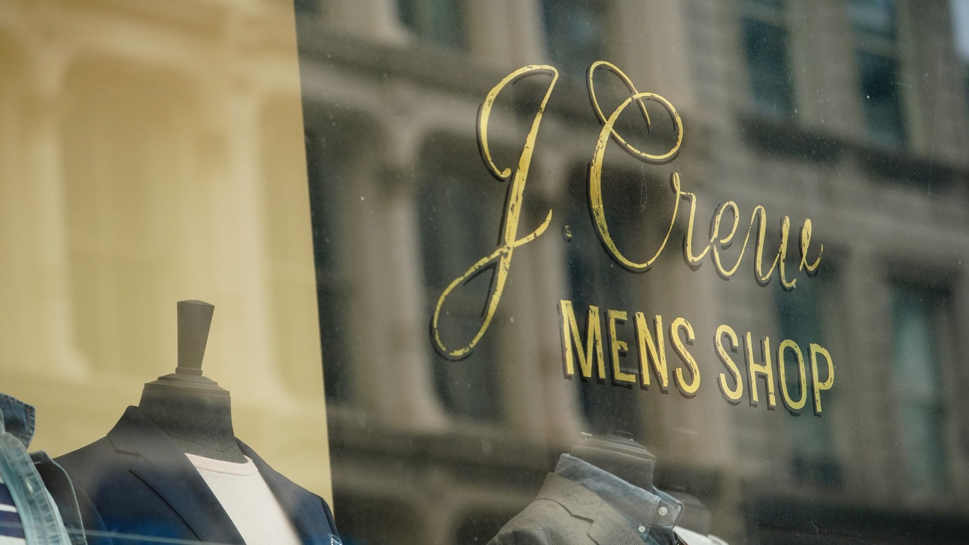 A J Crew shop in New York City.