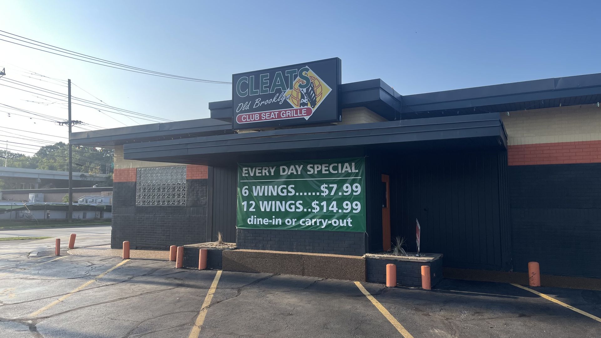 An exterior photo of Cleats sports bar in Cleveland 