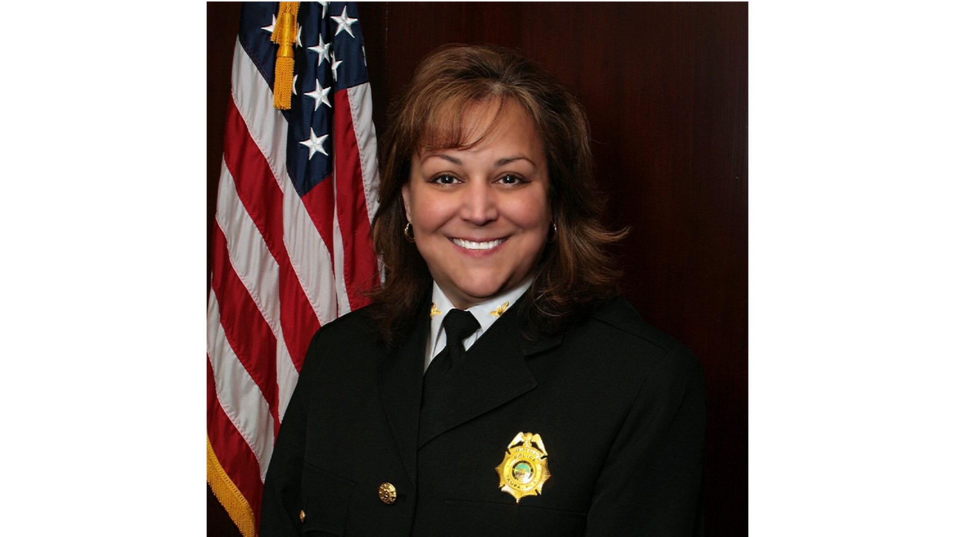 A headshot of new Tampa police chief Mary O'Connor