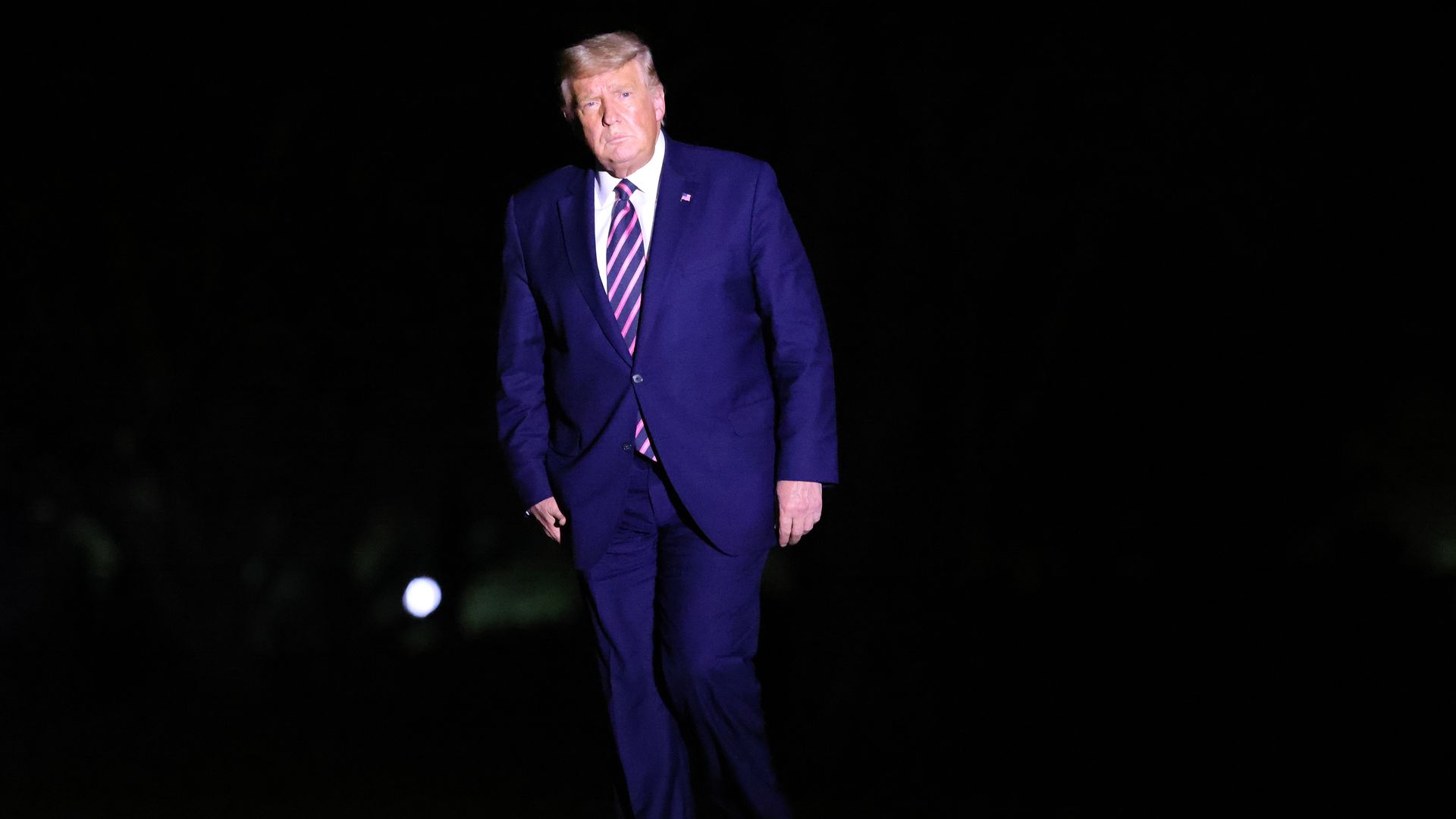 President Trump returning to the White House from Minnesota on Sept. 18.