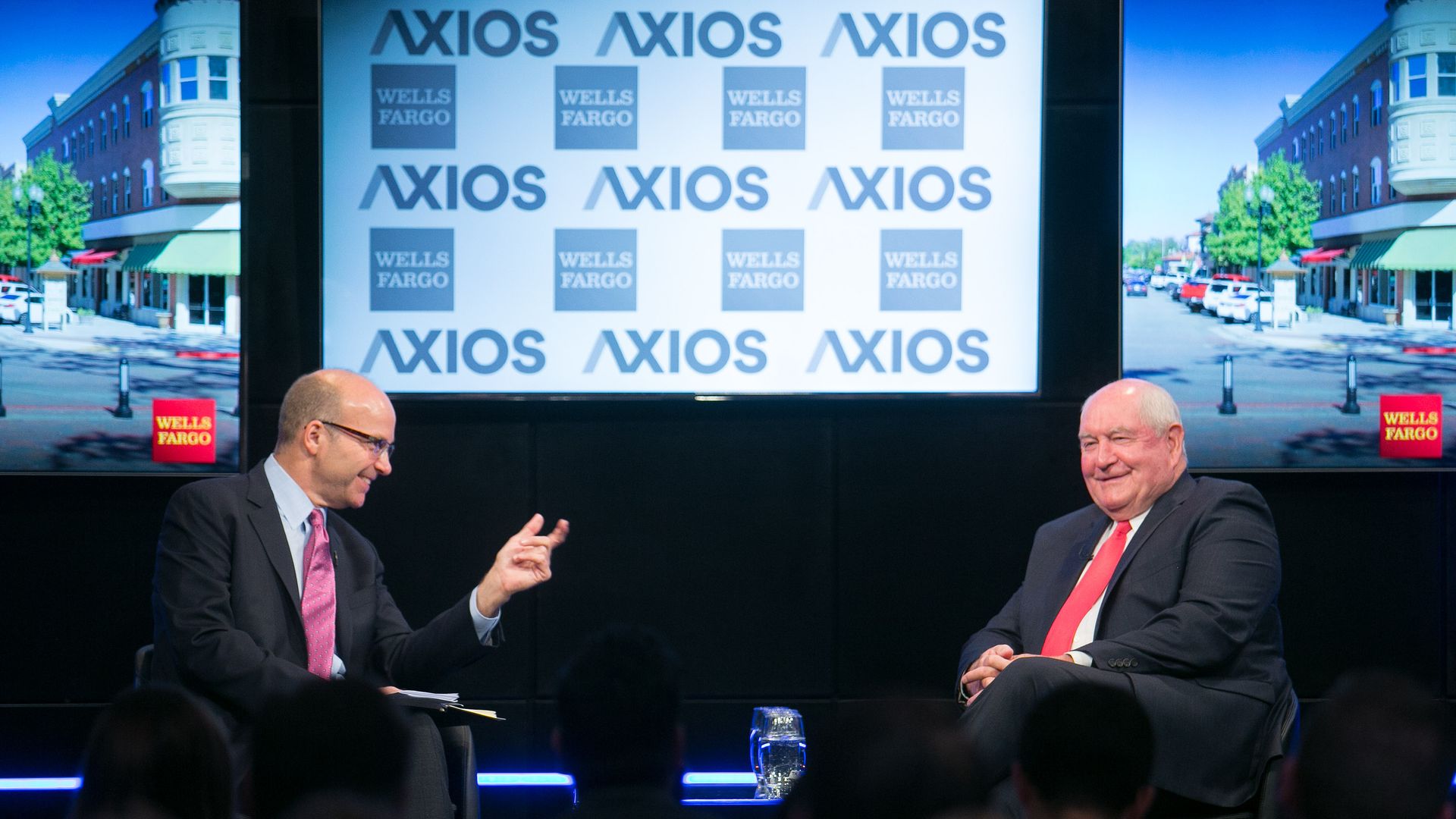 Mike Allen and Sonny Perdue