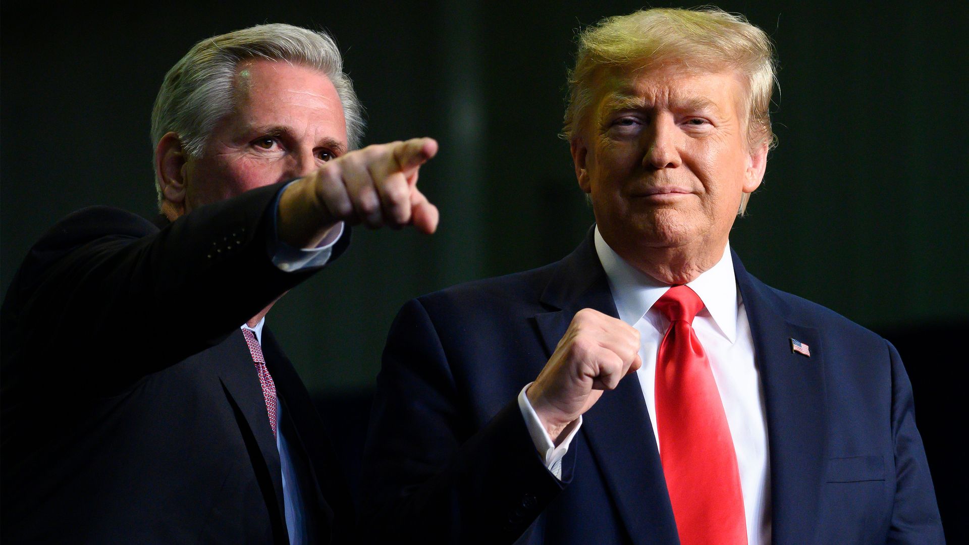 Donald Trump and Kevin McCarthy