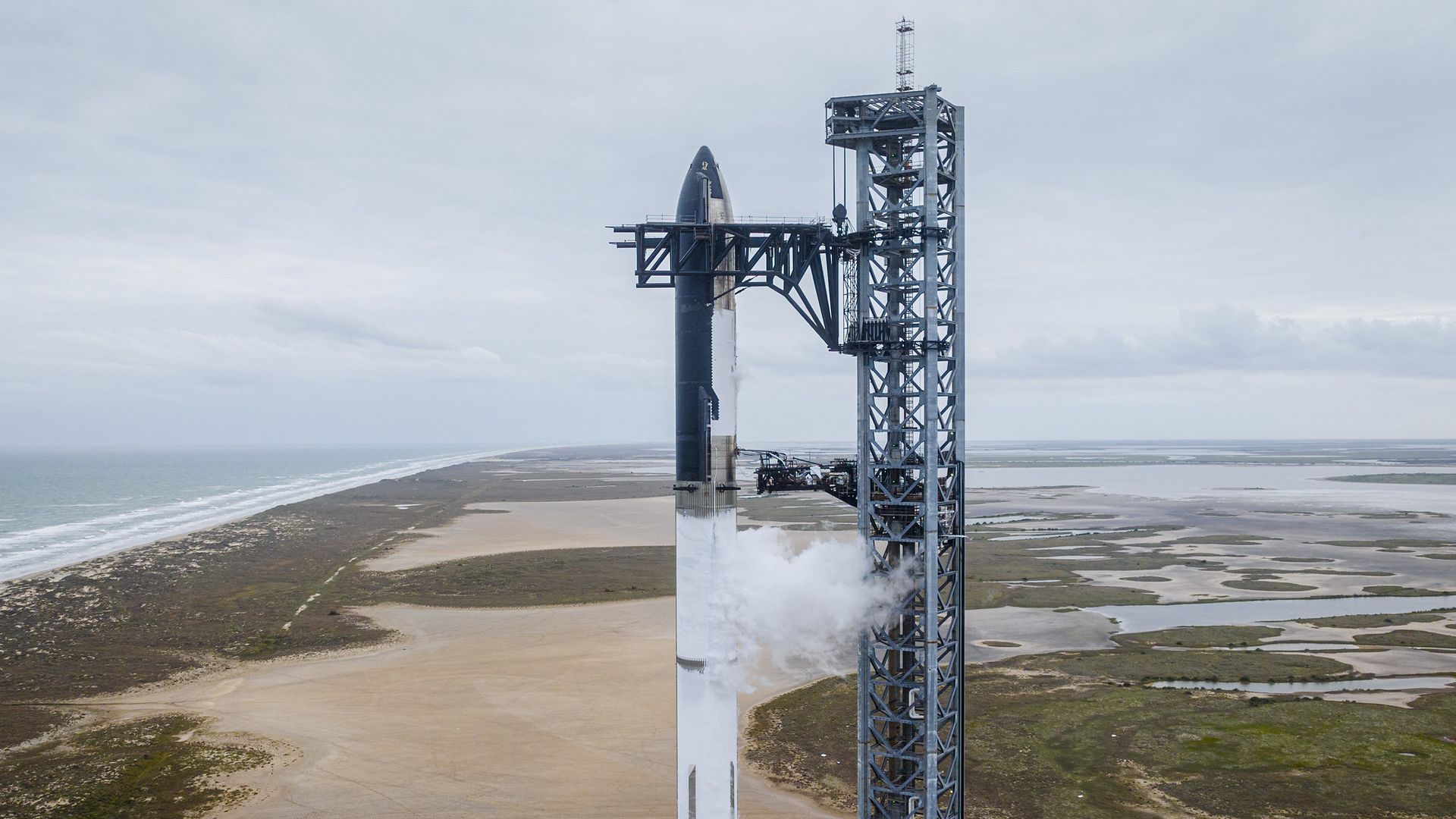 Starship awaits its future launch