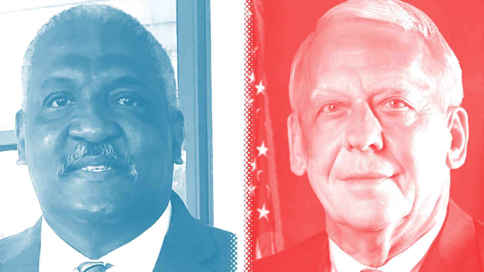 Photo illustration of Willie Rowe and Donnie Harrison.