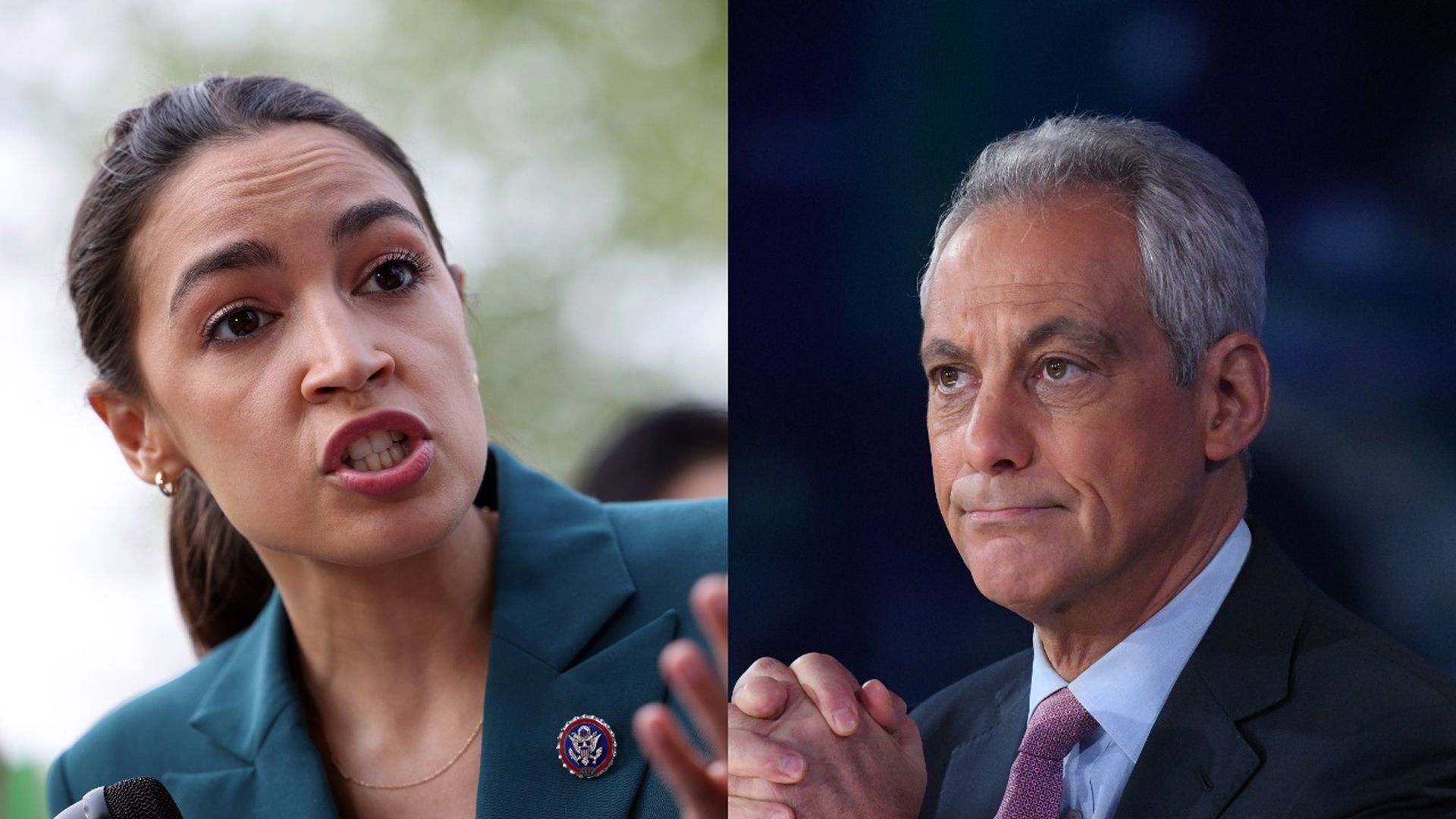 AOC and Rahm Emanuel