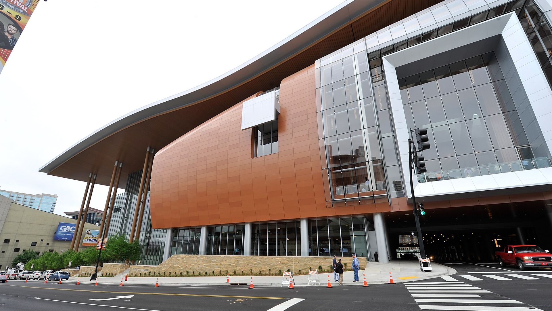 The exterior of Music City Center
