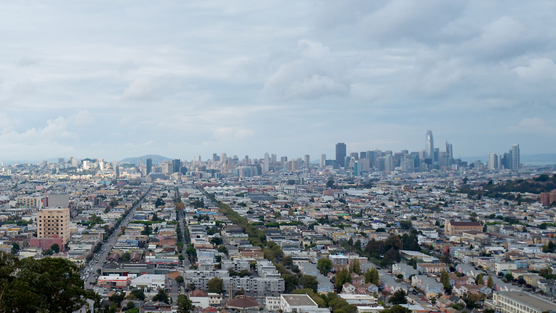Aerial view of San Francisco