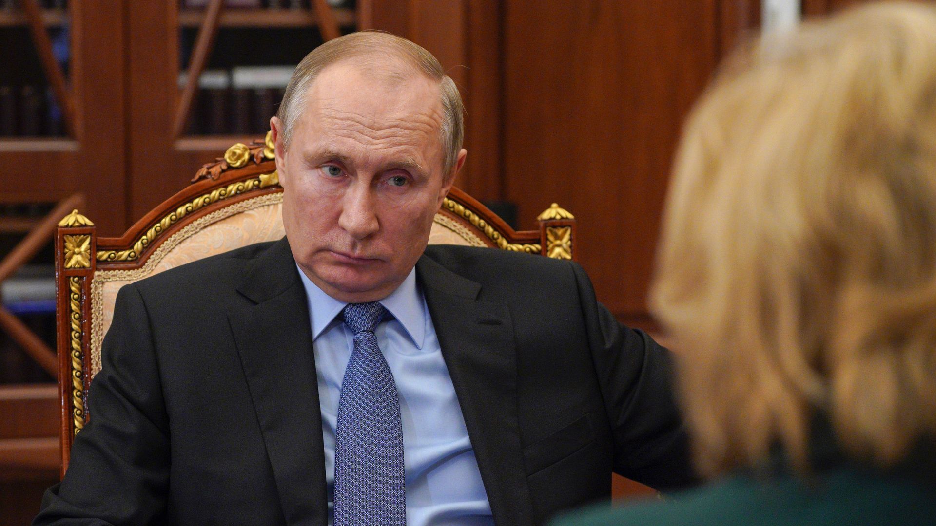 Russian President Vladimir Putin in Moscow on April 1.