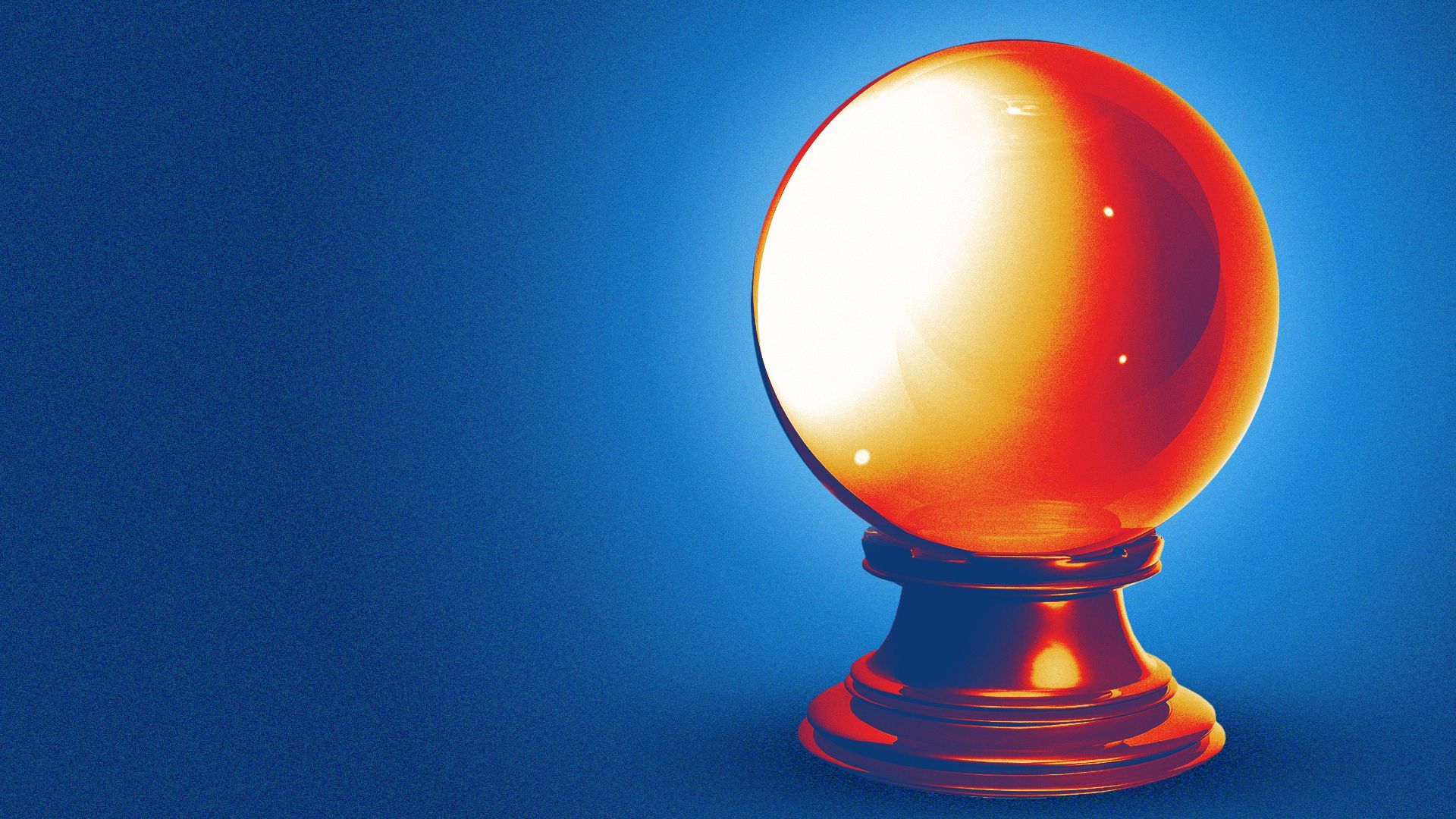 Illustration of a crystal ball