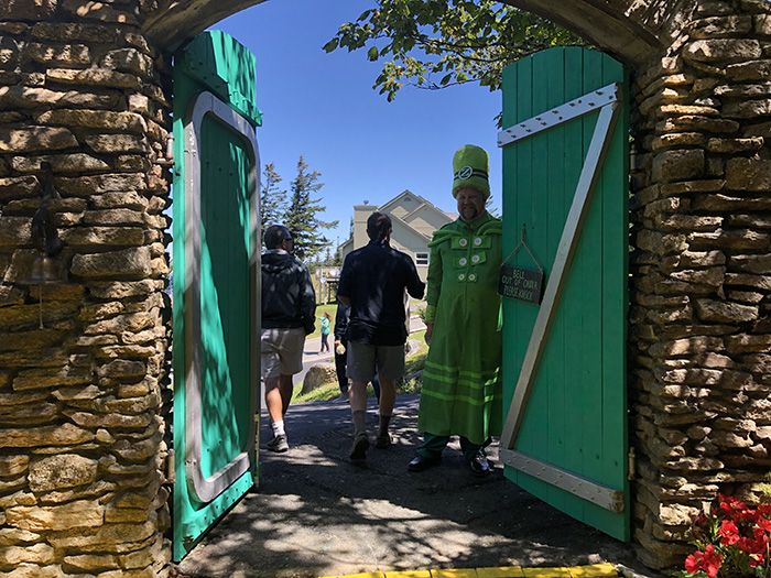 Autumn at Oz emerald city gates