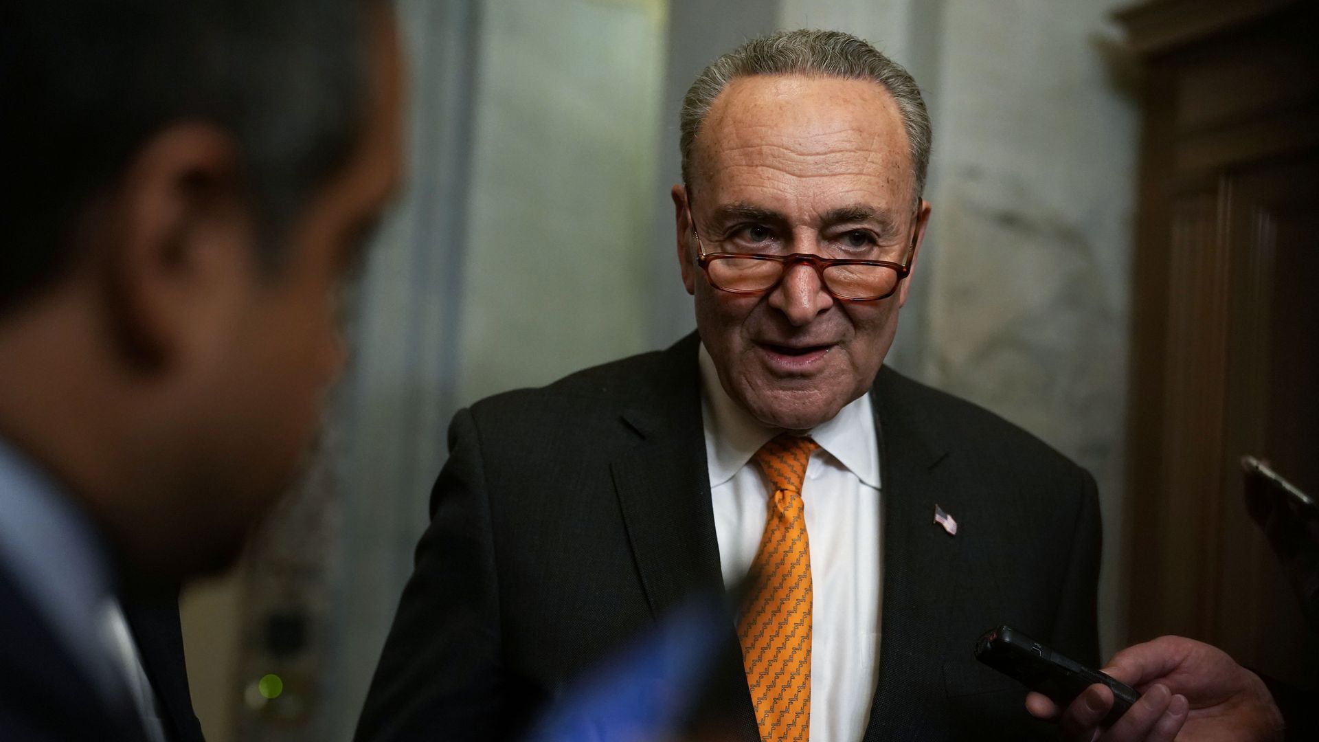 Senate Minority Leader Chuck Schumer. 