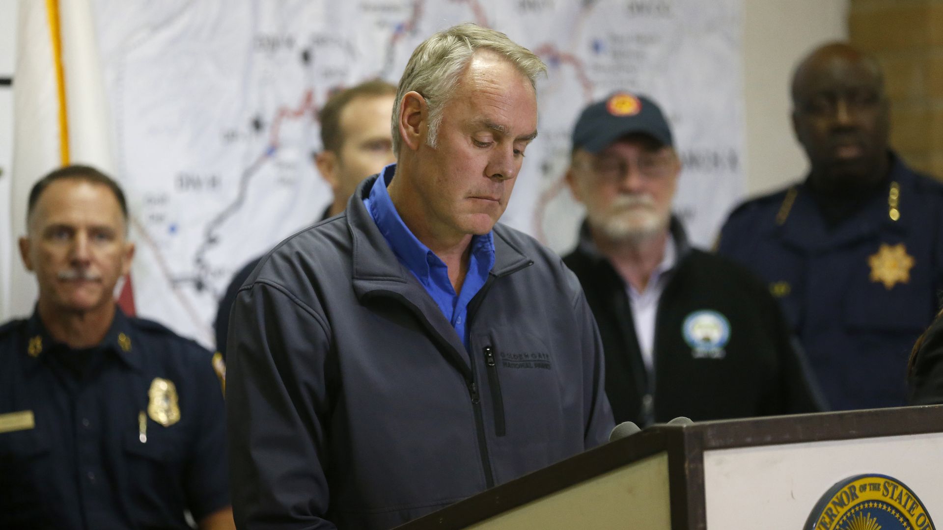 Former Interior Secretary Ryan Zinke. 