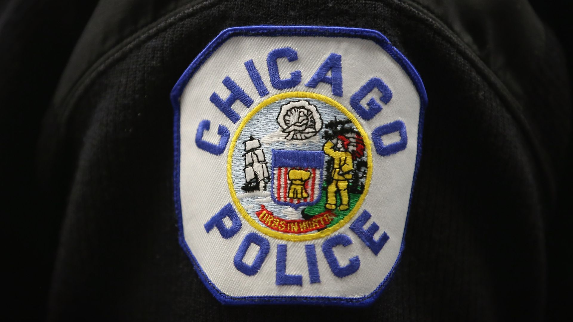 Cloth badge of Chicago Police