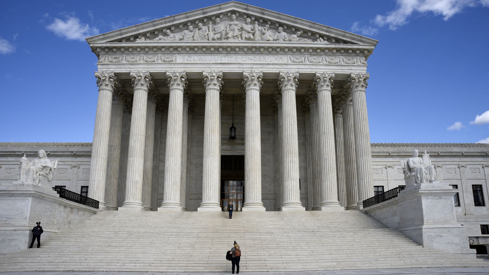 The U.S. Supreme Court Building in Washington, D.C., is the seat of the Supreme Court of the United States and the Judicial Branch of government. 