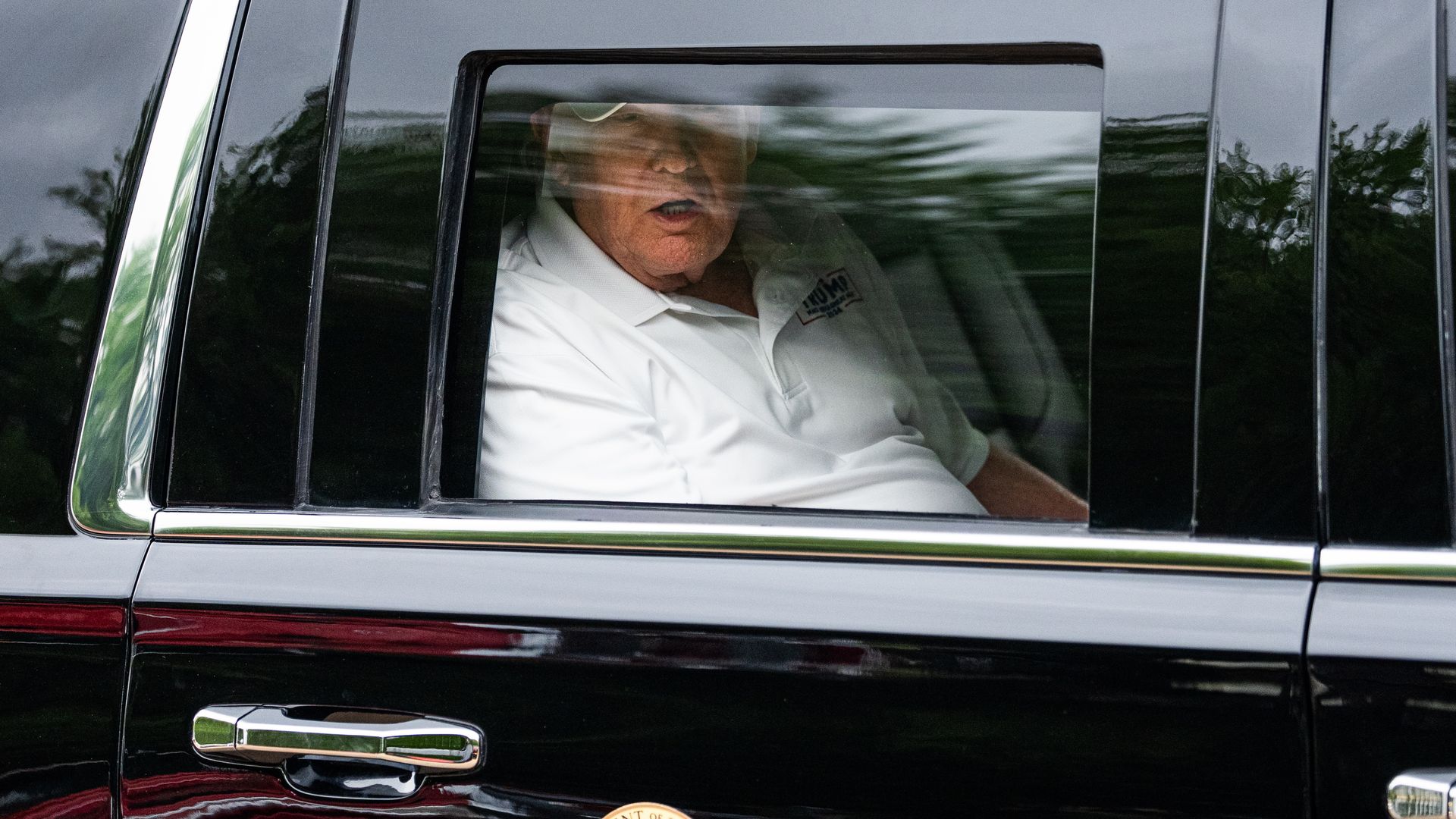 President Donald Trump departs the White House on June 27, 2026 in Washington, DC. Trump is spending the day at his golf club in Sterling, VA. (Photo by Aaron Schwartz/Getty Images)