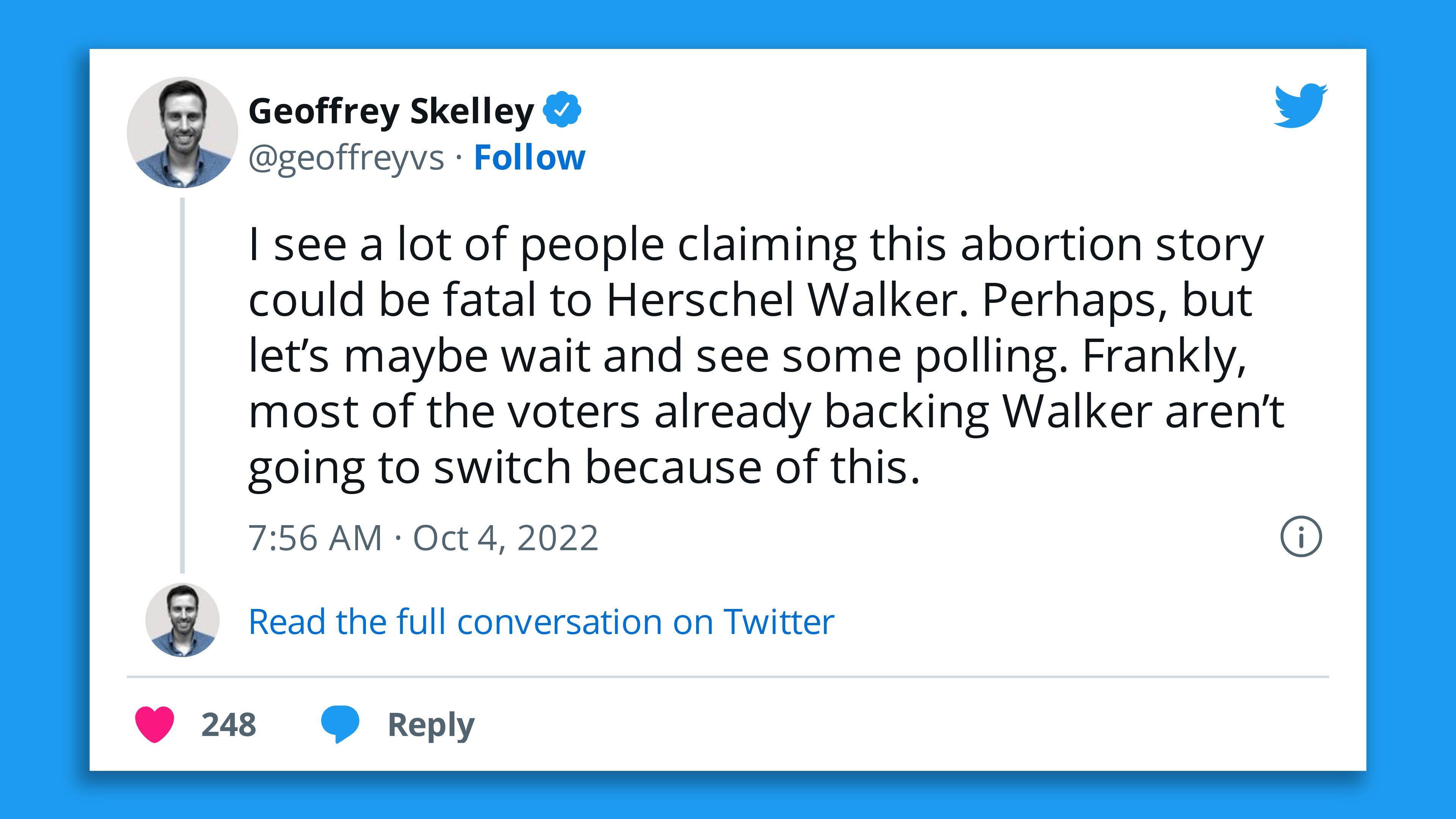 Geoffrey Skelley tweet