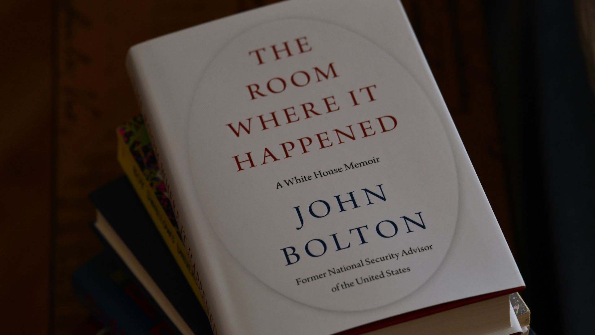 A copy of The Room Where it Happened