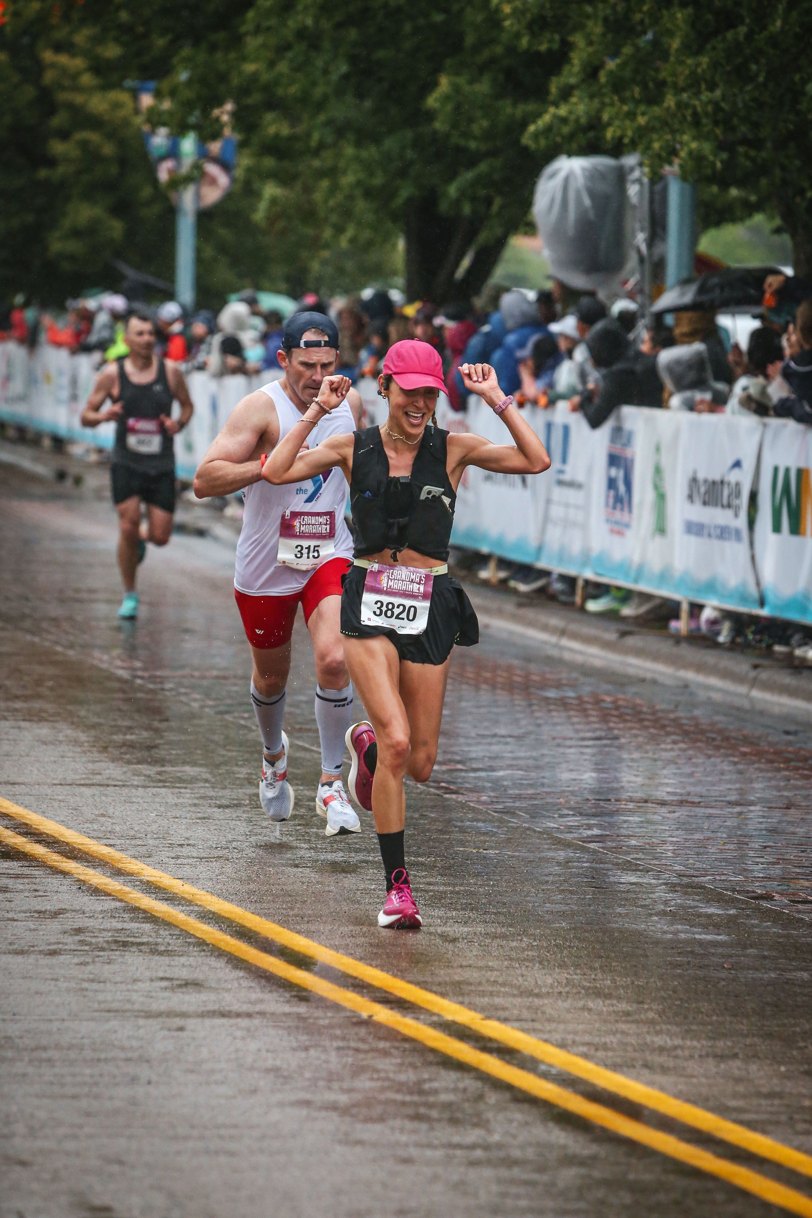Emma Ecklin running. 