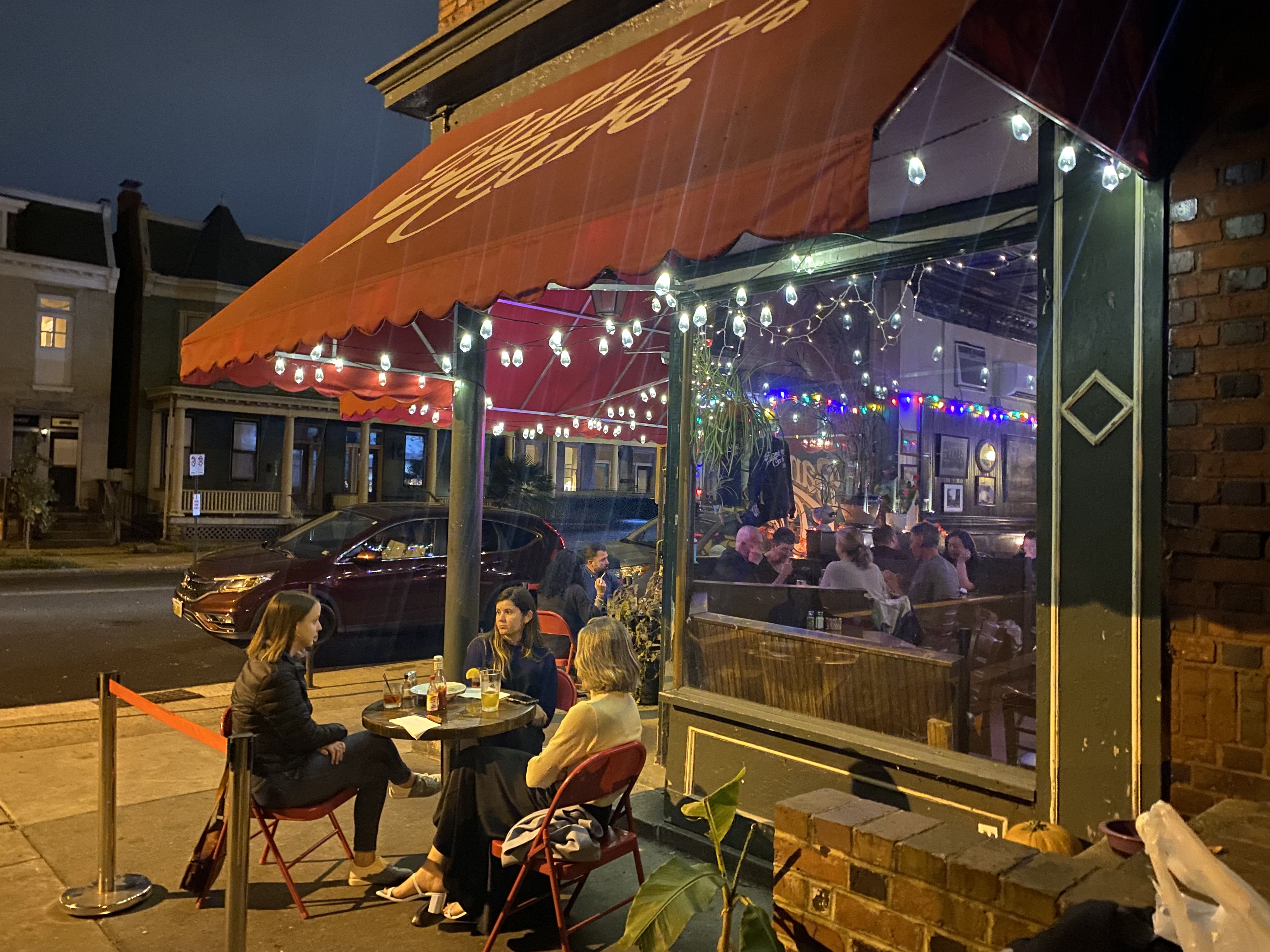 The outside of Bamboo Cafe 