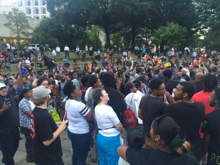 marshall park charlotte protests
