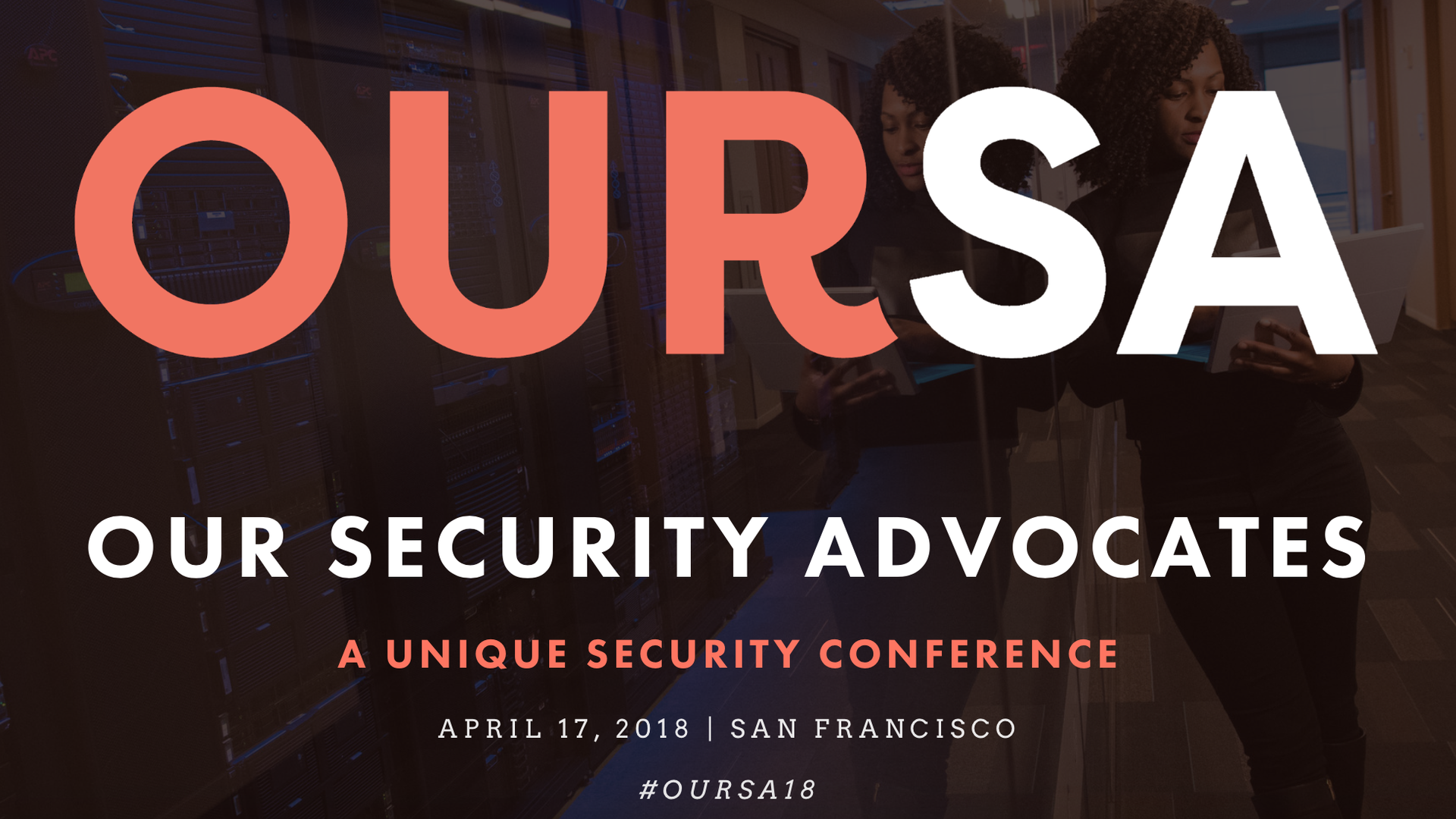 A screenshot of the web page for OURSA, an alternative to the RSA security conference