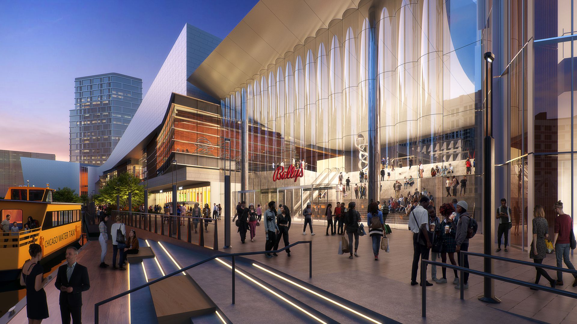 Rendering of casino