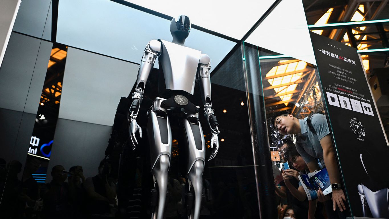 Scoop: Tesla to show off its humanoid robot at "robotics symposium" on Capitol Hill - Axios