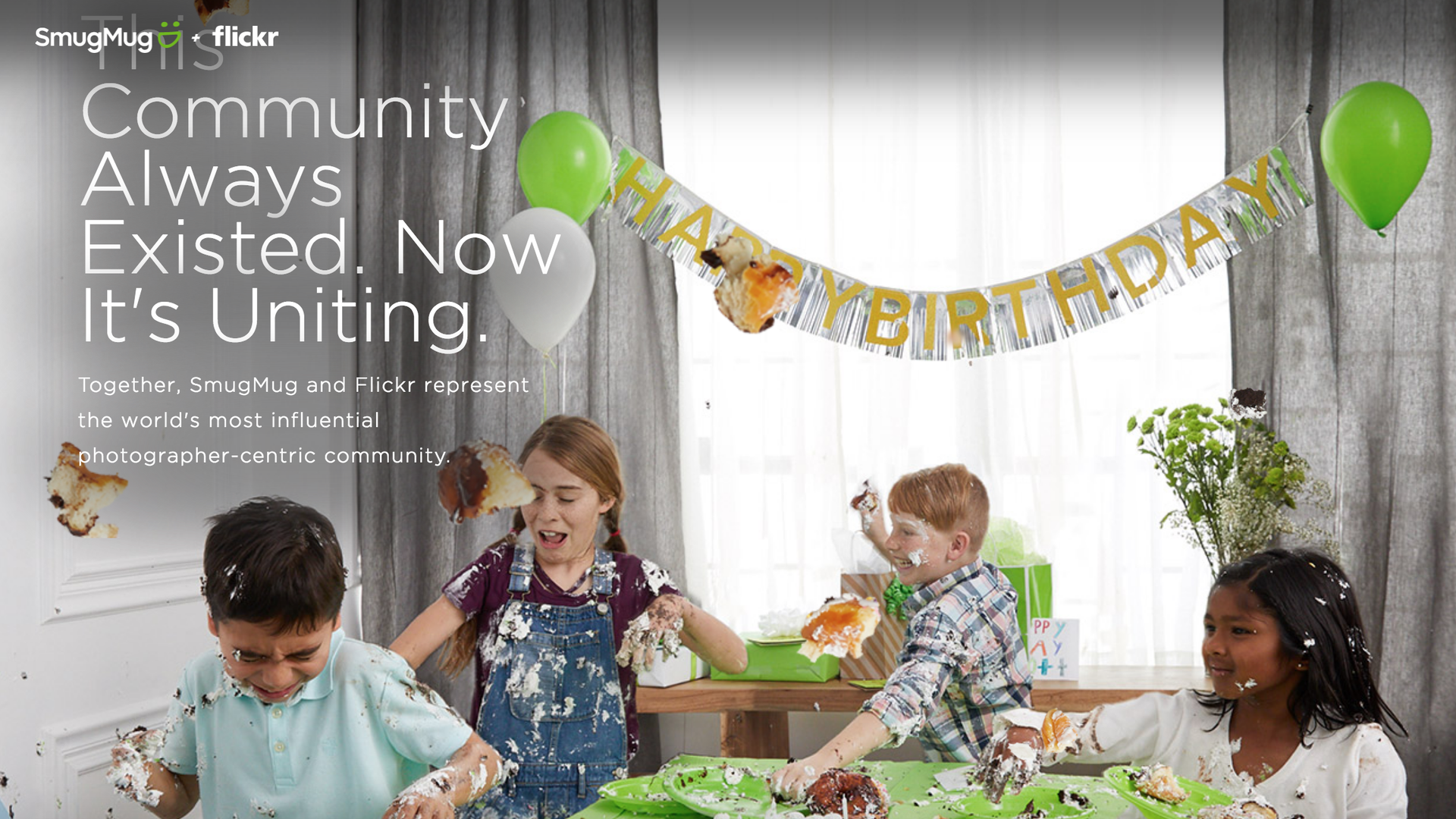 SmugMug page celebrating its Flickr purchase.