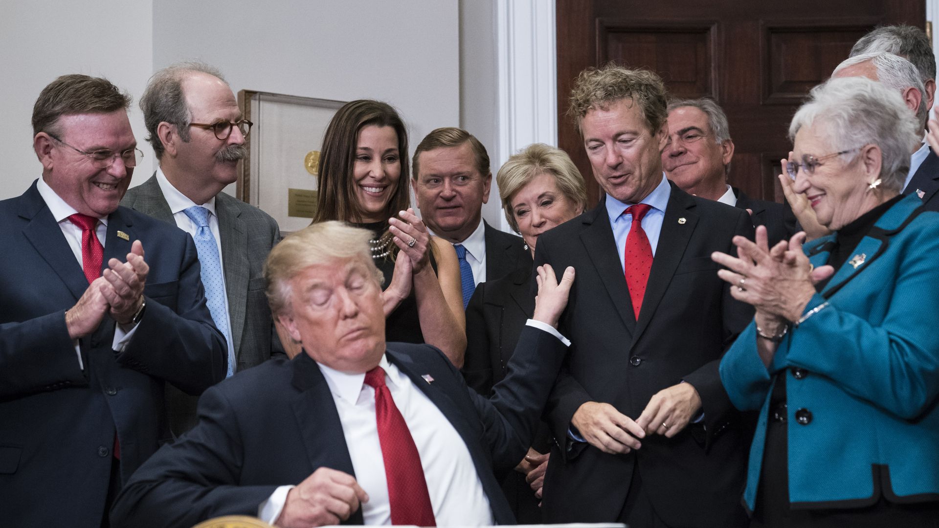 President Trump signs an executive order on health care