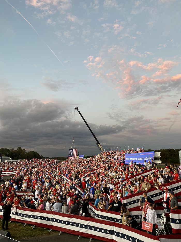 Trump Gastonia rally 2020 election October 21, 2020