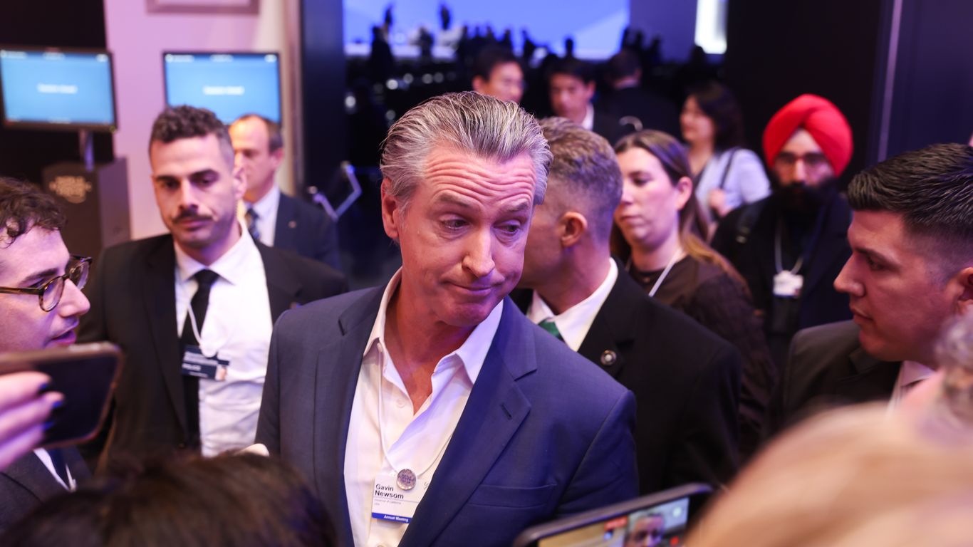 Newsom at Davos: Western alliance is "dormant, not dead"