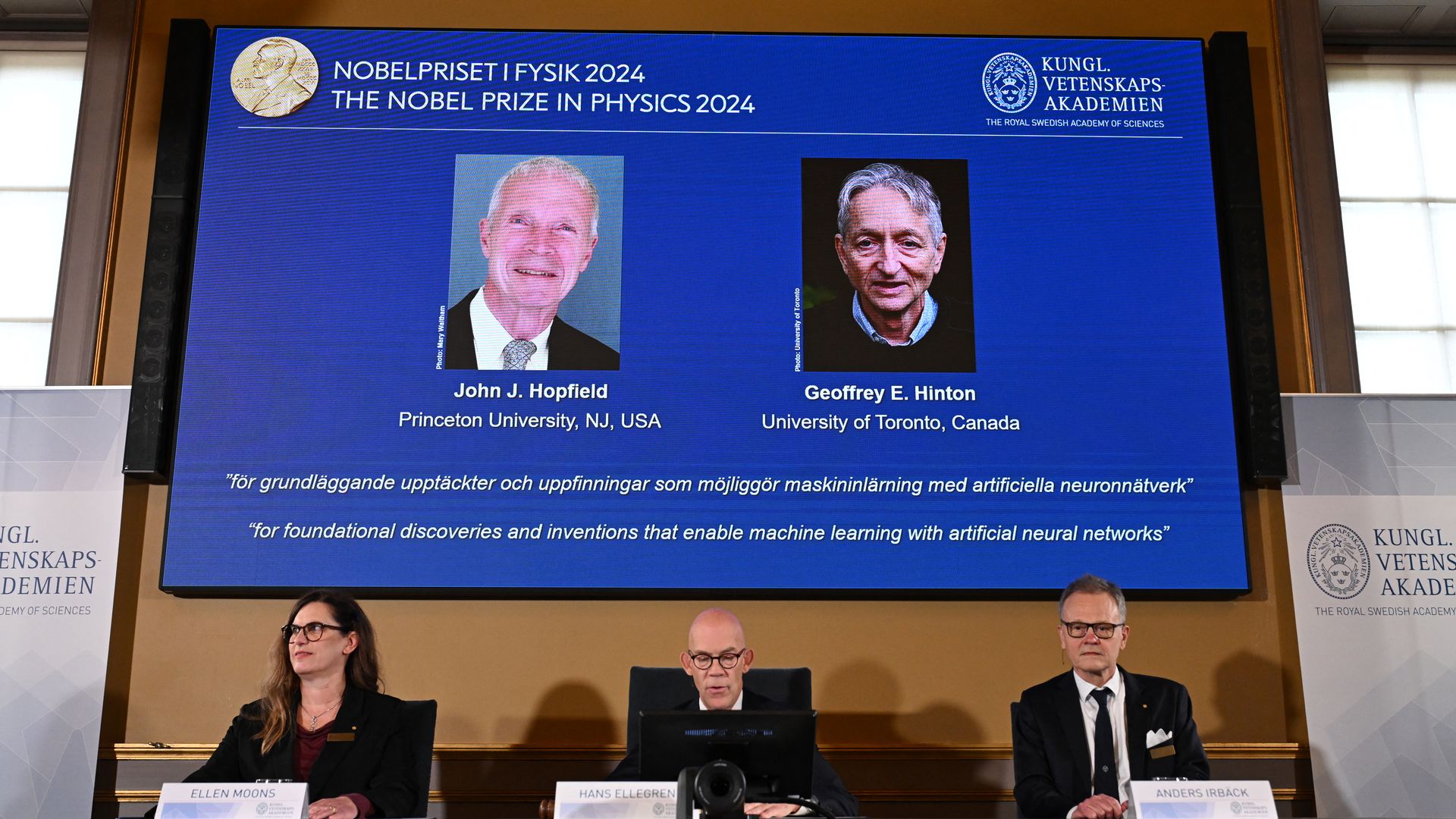 The Nobel Prize in physics is awarded in October 2024. 