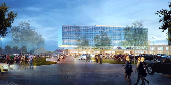 Waters Edge evening rendering