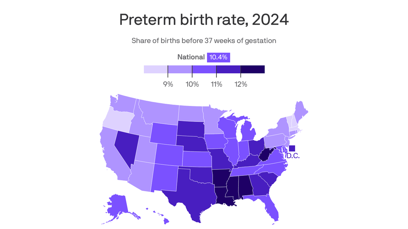 Georgia once again gets an F in March of Dimes preterm birth report ...