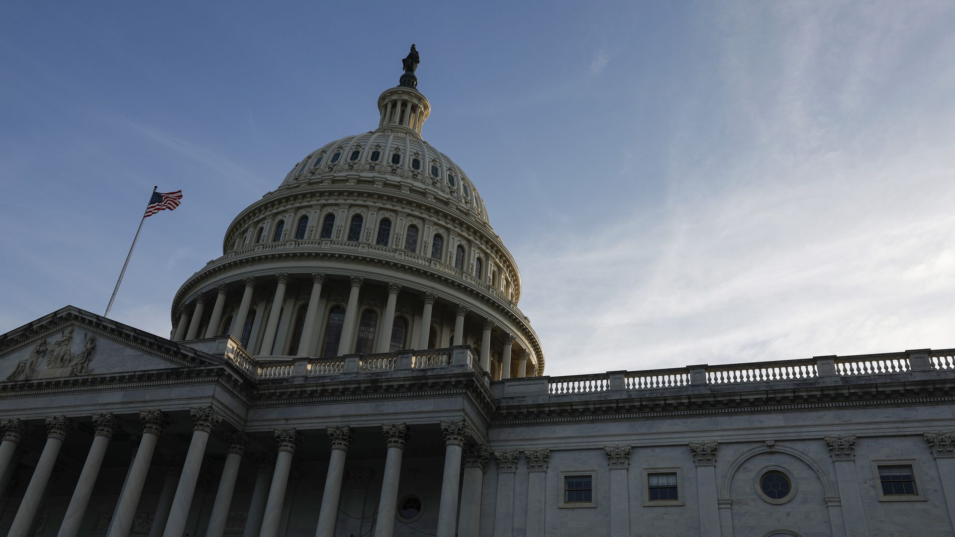 A close up shot of the U.S. Capitol dome