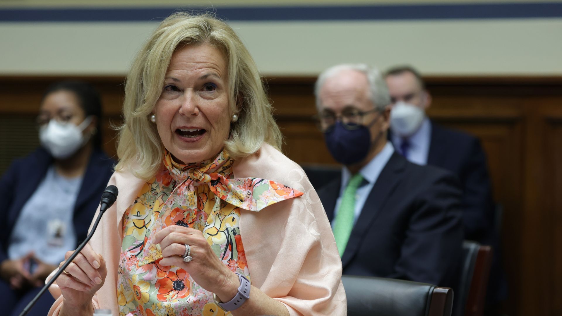 Former Trump Administration Coronavirus Response Coordinator Dr. Deborah Birx testifies during a hearing before House Select Subcommittee at Rayburn House Office Building June 23, 20.
