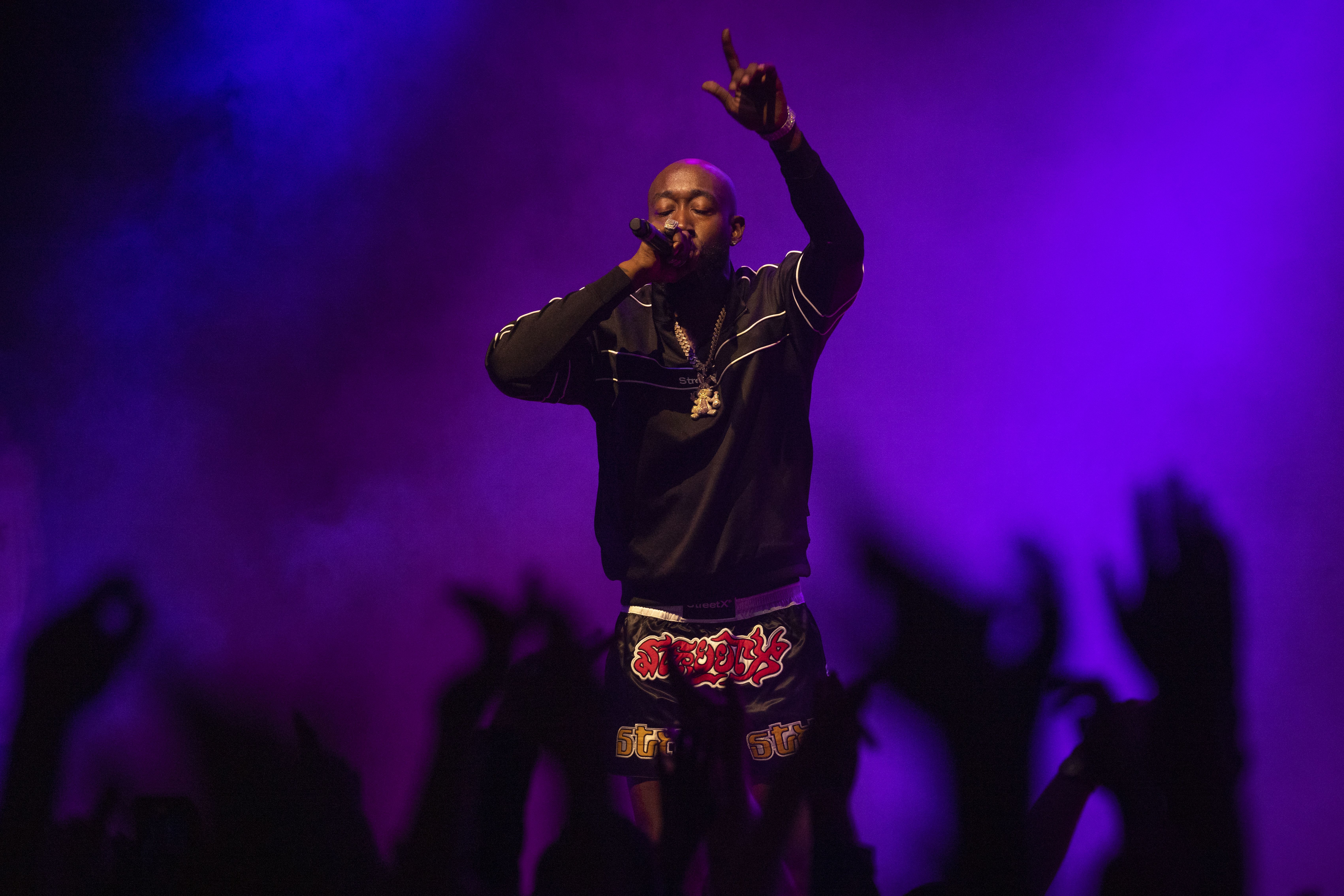 Freddie Gibbs performs at the Astor Theatre on January 13, 2023 in Perth, Australia.