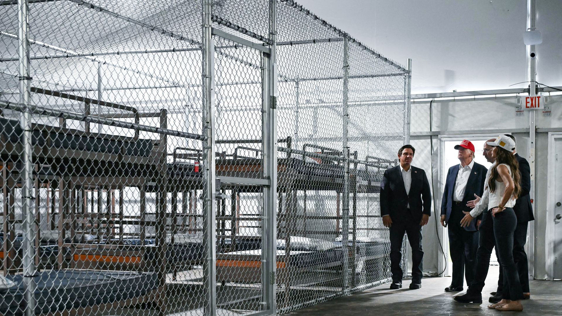 Trump's big day: A feud, a Senate win and "Alligator Alcatraz"