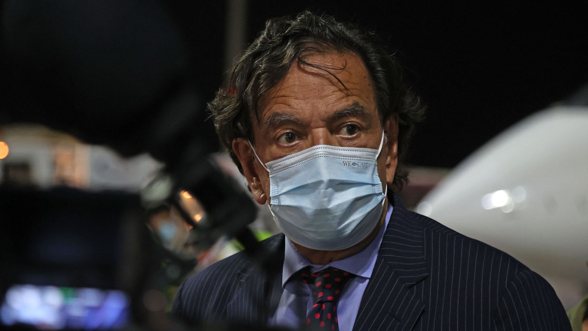 Bill Richardson at Hamad International Airport in Qatar in November 2021.