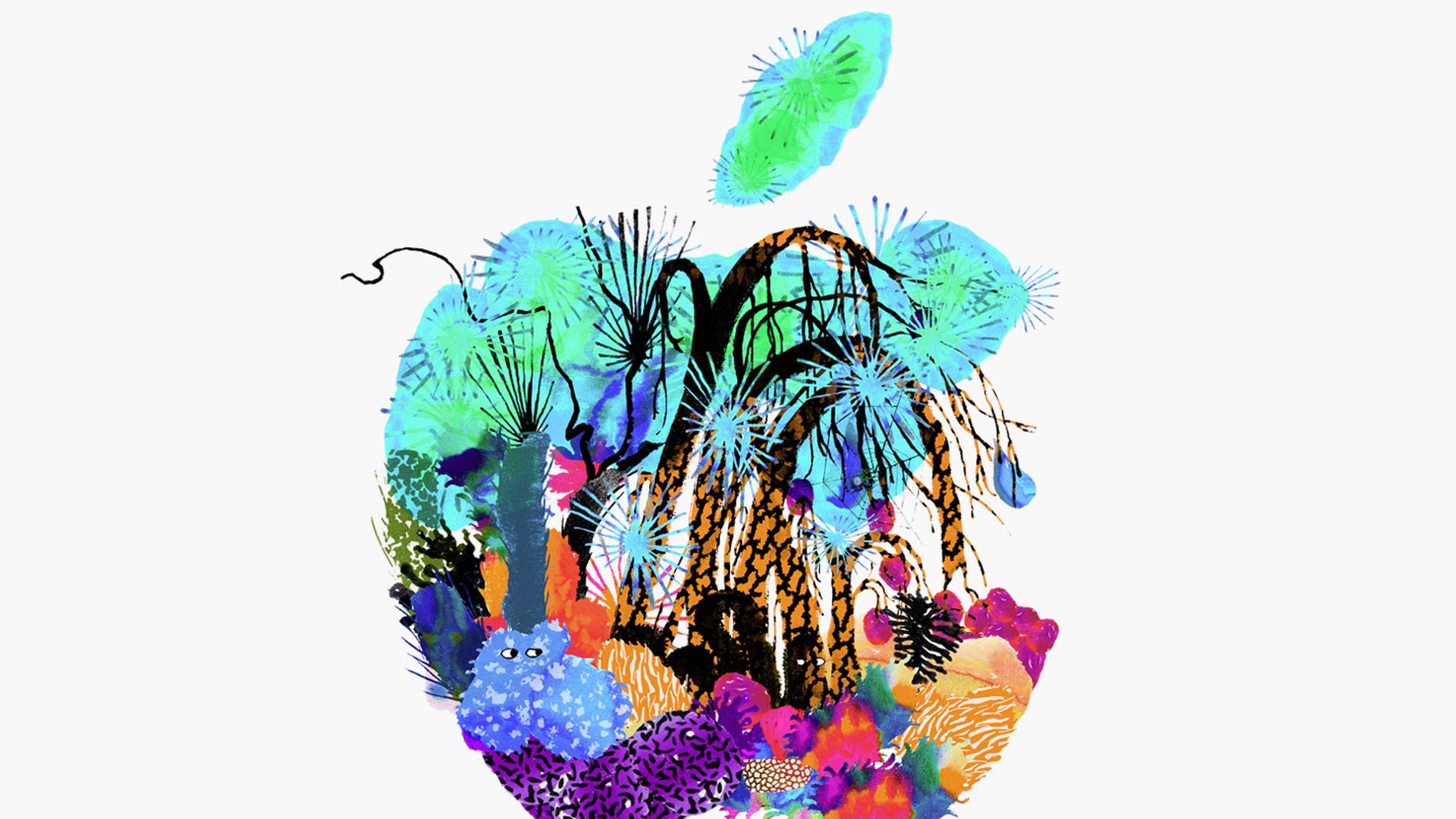 The Apple logo on an Invite to Apple Oct. 30 event in New York