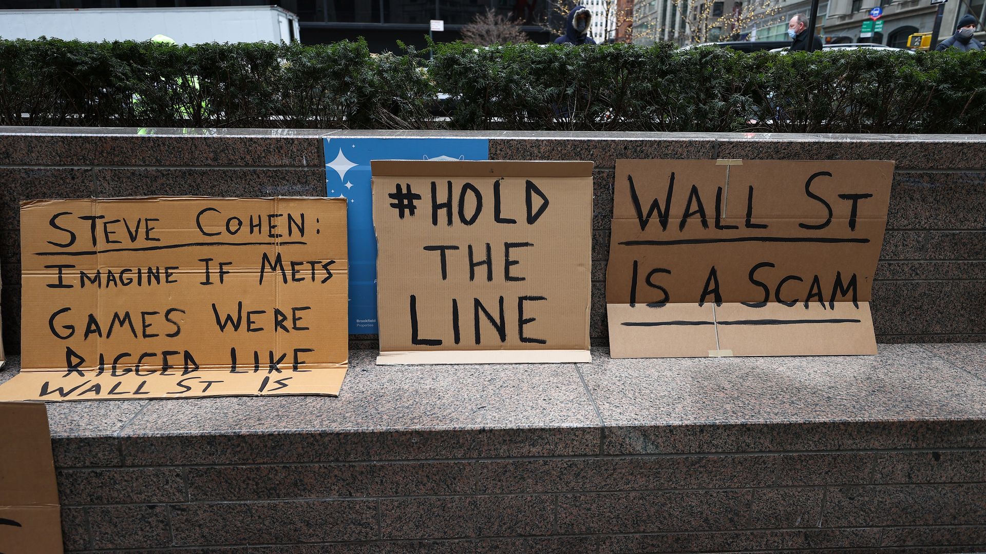Wall Street protestors