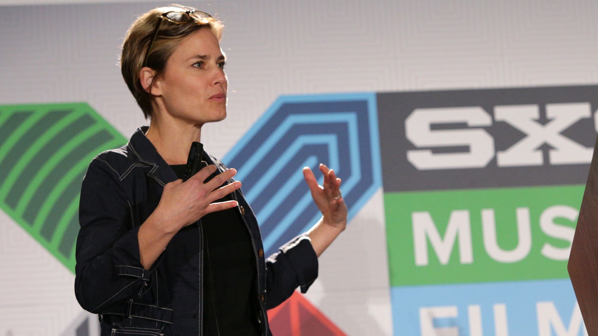 Code for America founder Jennifer Pahlka, speaking at SXSW